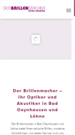 Mobile Screenshot of brillenmacher.de